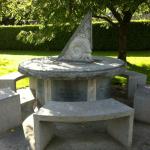 Sundial in village green